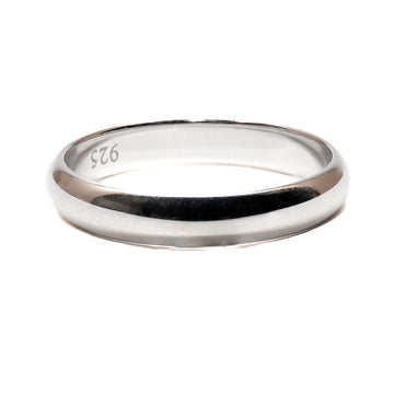 Anillo Masculino Clásico Silver Band