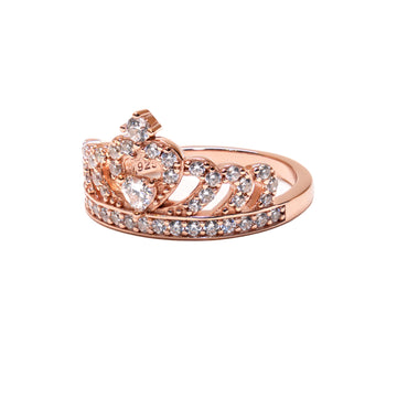 Anillo corona di principessa + Caja De Anillo + Grabado " Eres mi princesa "