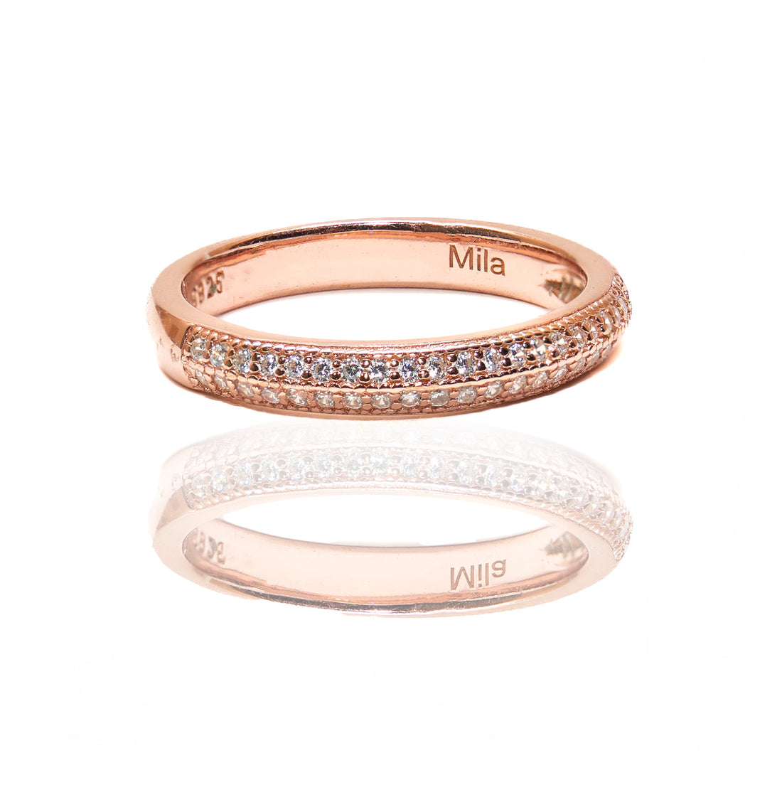 Anillo “Strada Infinita” Oro Rosa o Plata 925 – Caja Premium Incluida