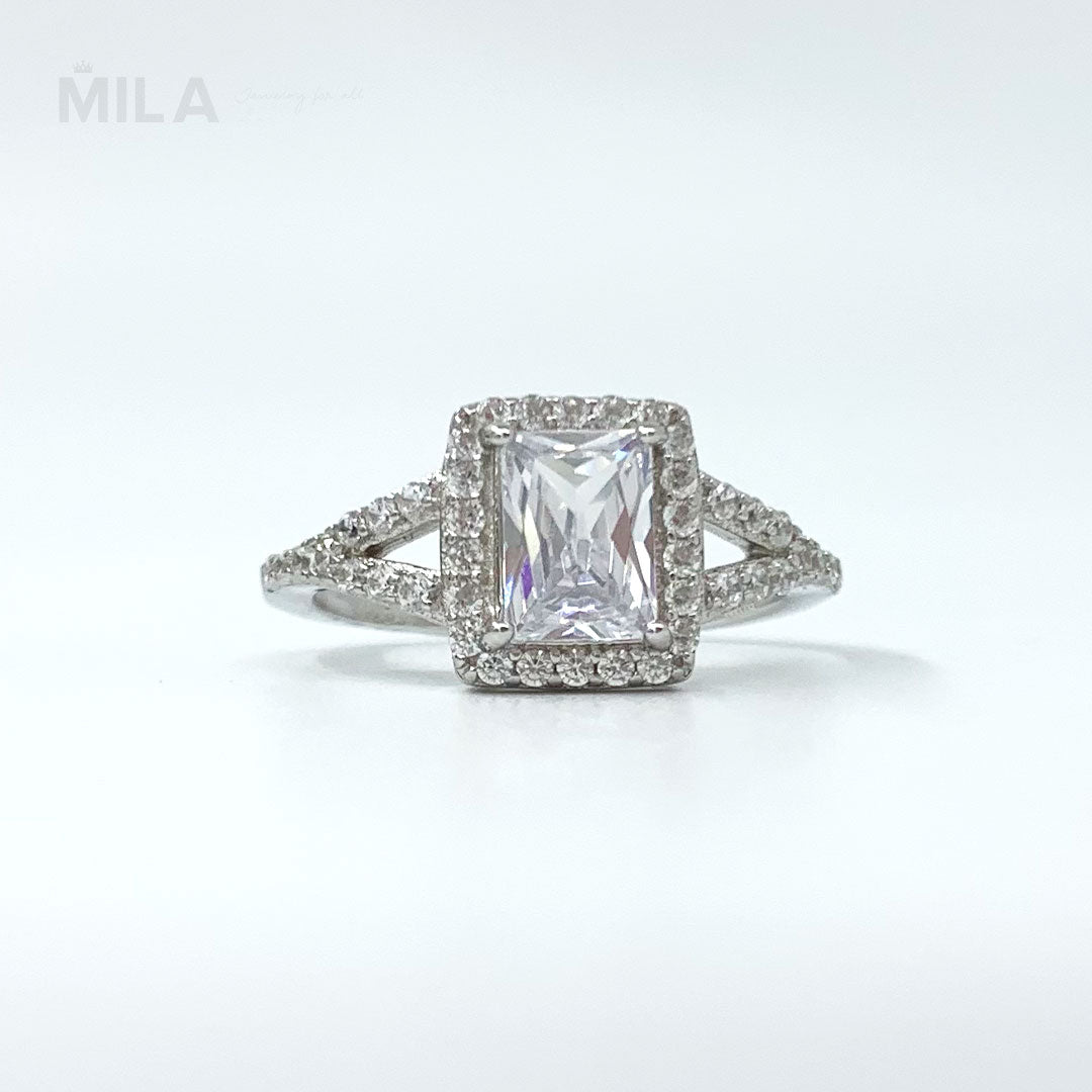 Dúo Anillo Specchio d’amore + Cintillo Strada infinita